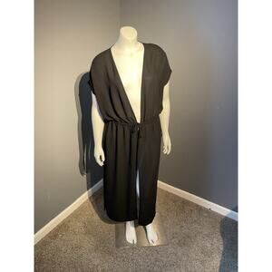 JJill black Be Who You Are wherever You Are Wearever Collection long tie front